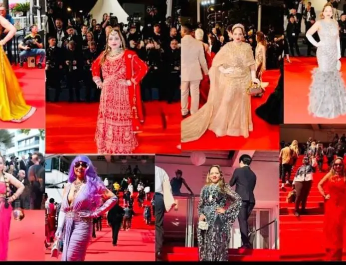Indian British Singer and Actress Rachanaa Jain reigns at Cannes Film Festival 2026 by walking red carpet 8 times